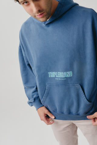 Hoodie´24 .washed blue.