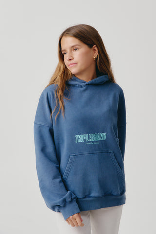 Hoodie´24 .washed blue.