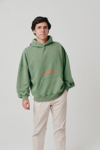 Hoodie´24 .washed green.