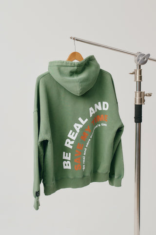 Hoodie´24 .washed green.