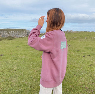 Sudadera make it happen .grape.