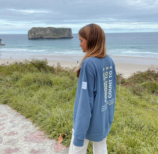 Sudadera make it happen .blue.